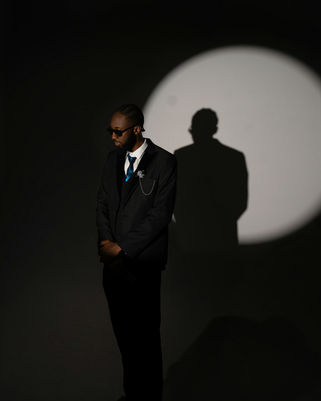 shadowy detective figure