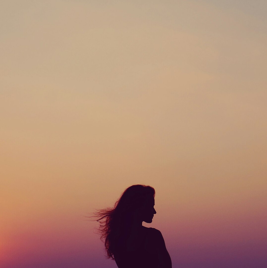 mysterious woman silhouette